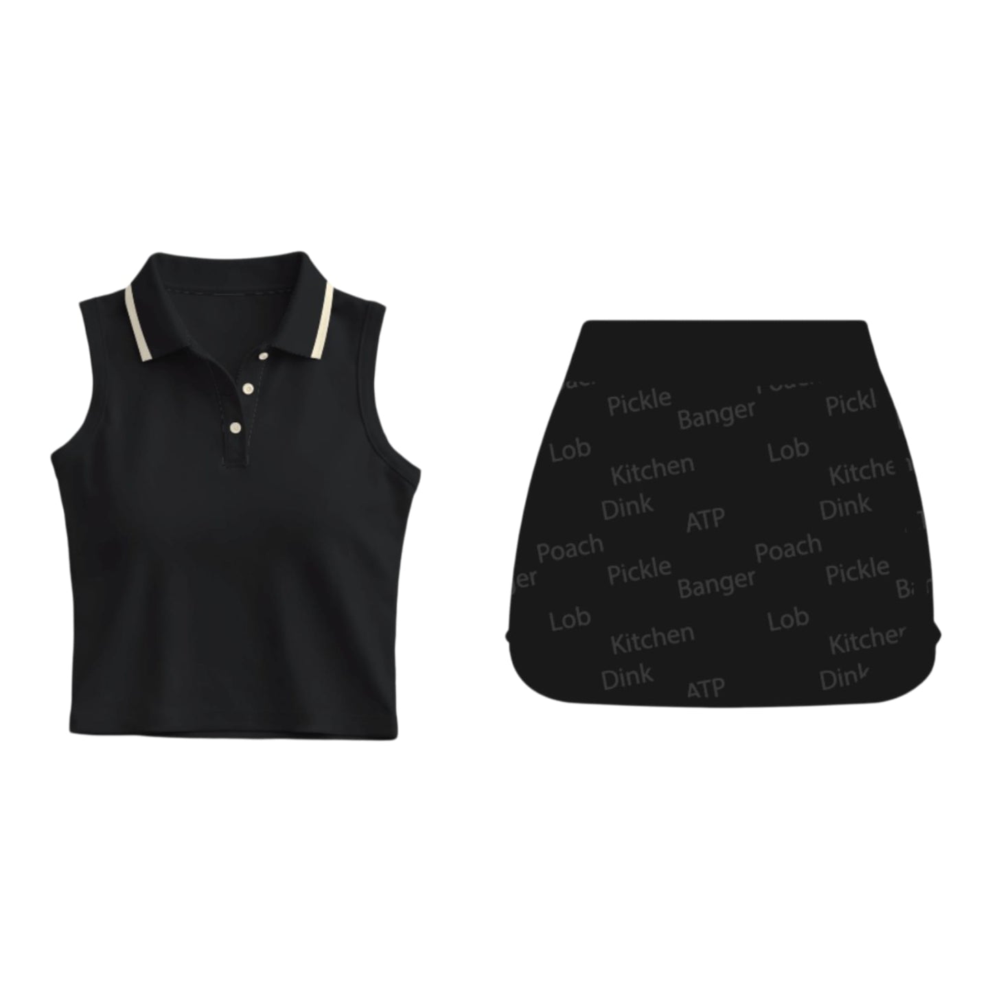 Midnight Pickle Club Court Set